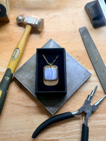 Big Blue Lace Agate Necklace #2