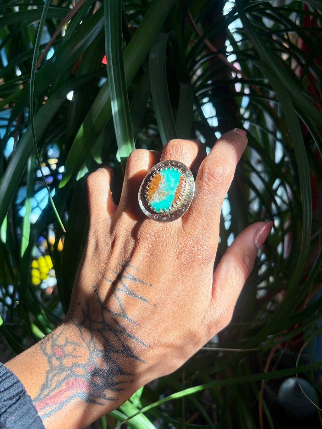 Chrysoprase Renewal Ring