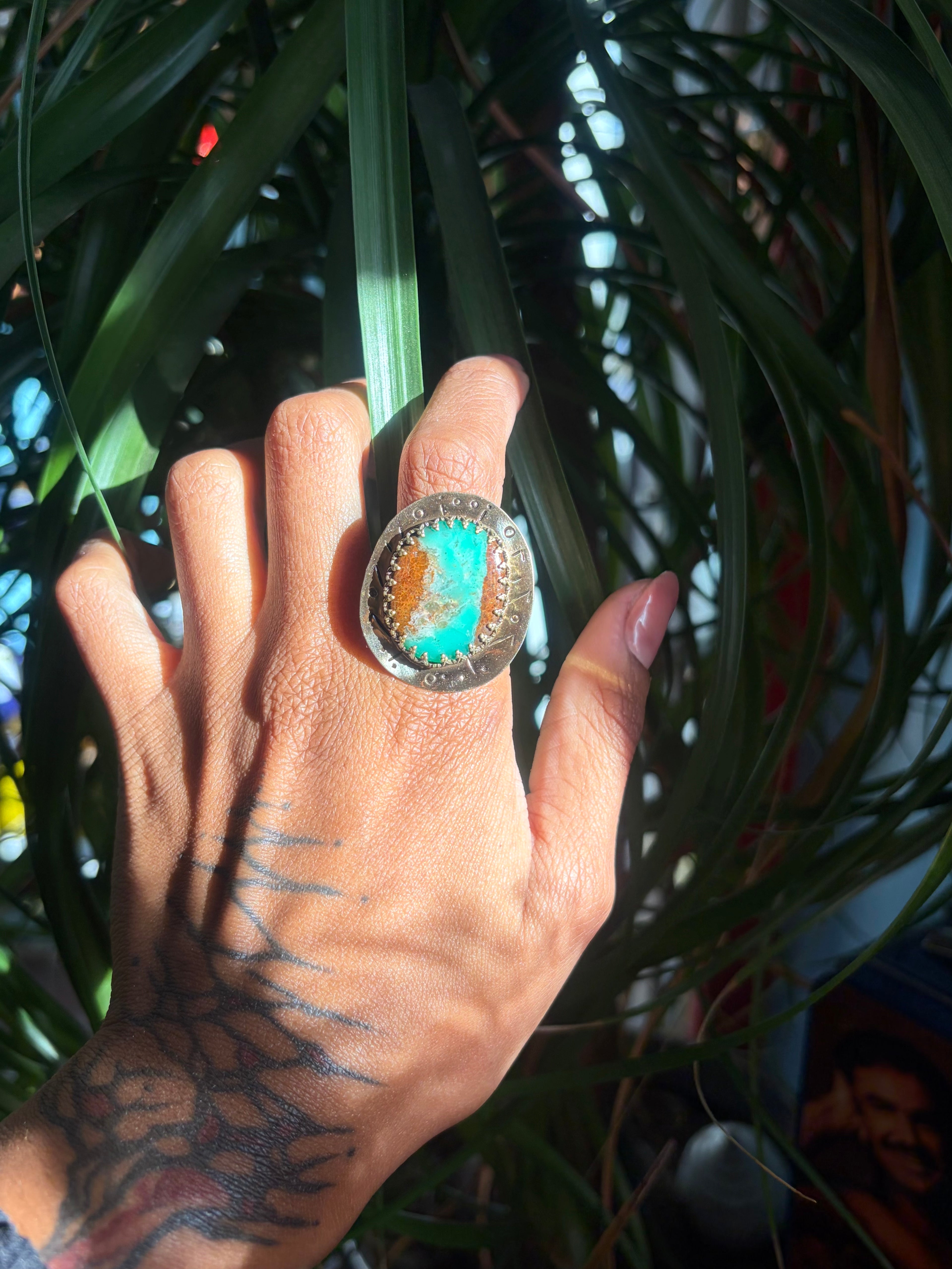 Chrysoprase Renewal Ring