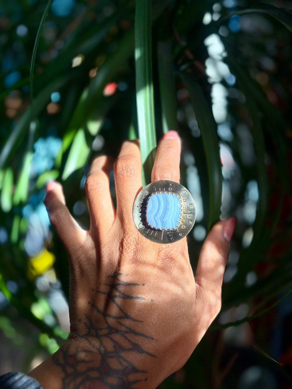 Mighty Blue Lace Agate Ring