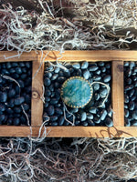 Moss Agate Grounding Ring