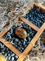Moroccan Seam Agate Earth Ring