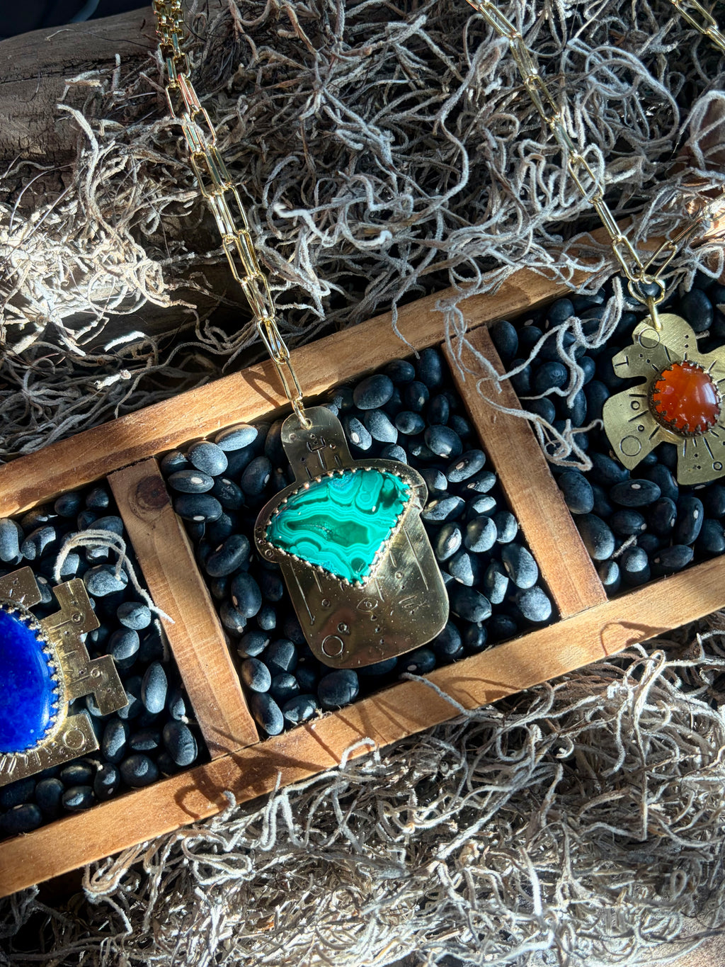 Malachite Chrysocolla Alchemy Necklace