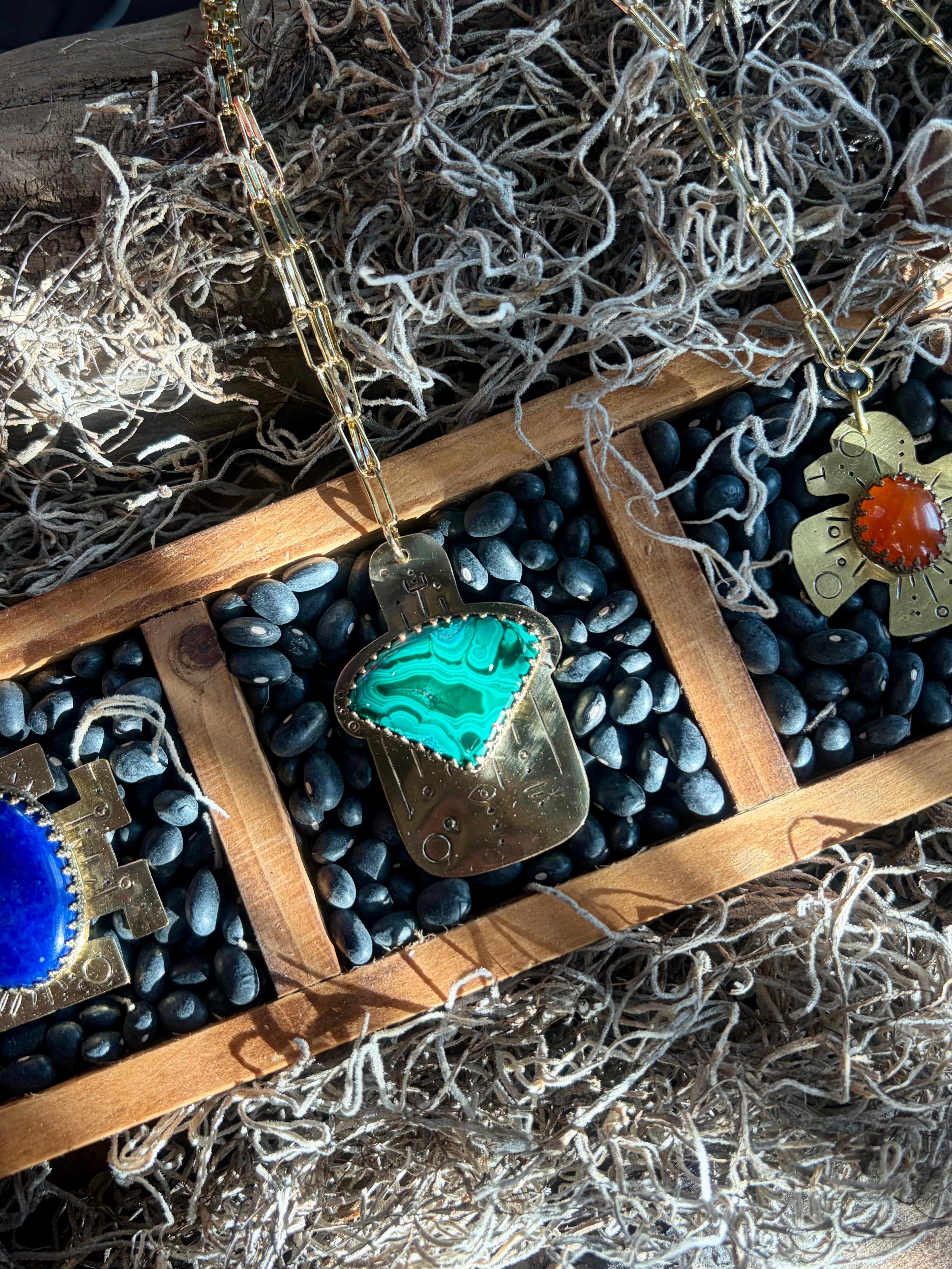 Malachite Chrysocolla Alchemy Necklace