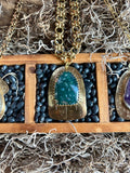Moss Agate Earthbound Talisman Necklace