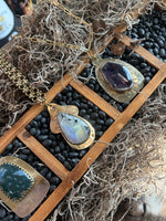 Shifting Light Rainbow Moonstone Necklace No. 4