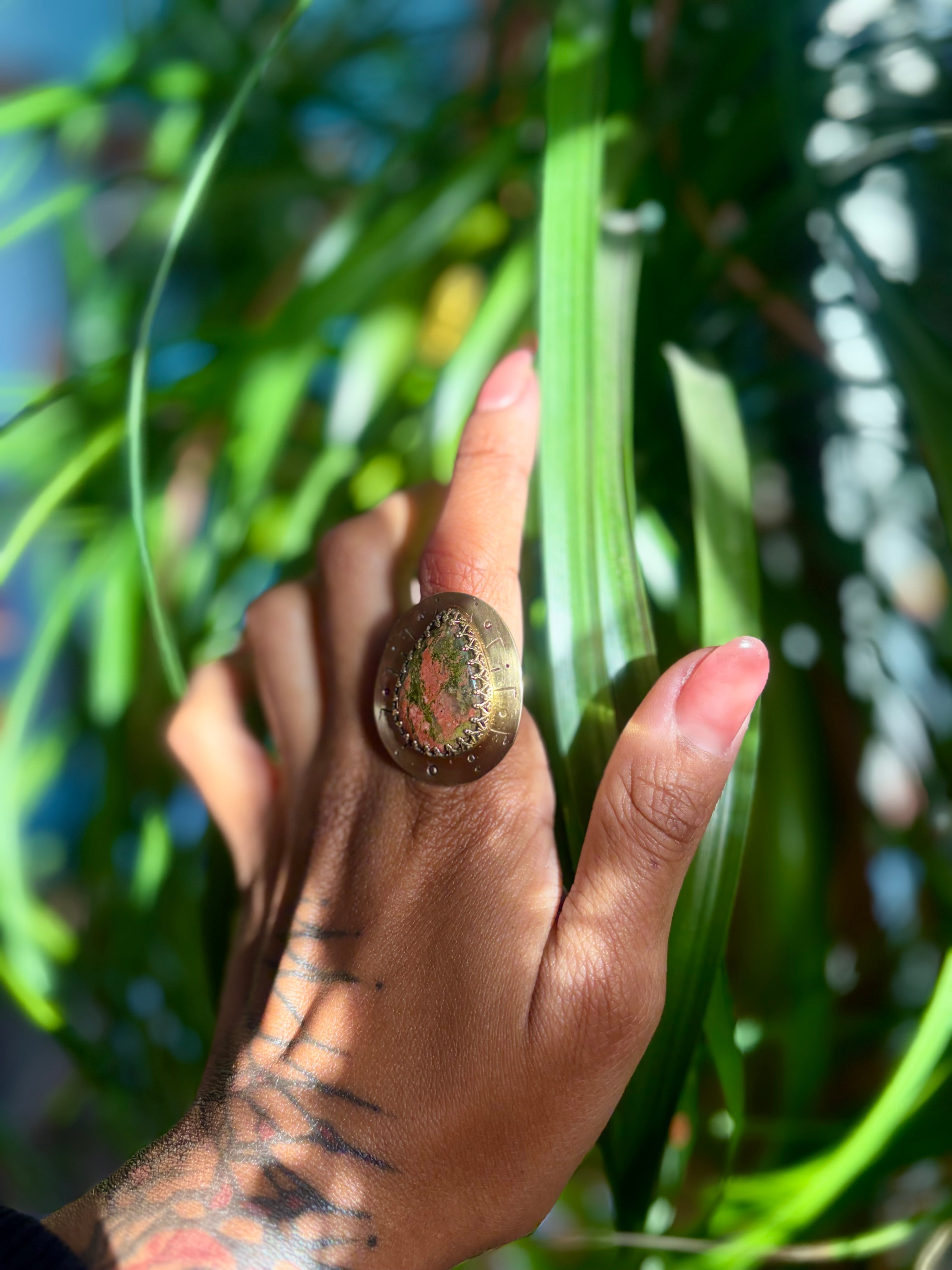 Unakite Balance Ring