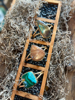 Soft Fire Peach Moonstone Cuff