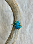 Turquoise 6 Prong Ring 1