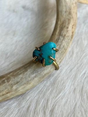 Turquoise 6 Prong Ring 2
