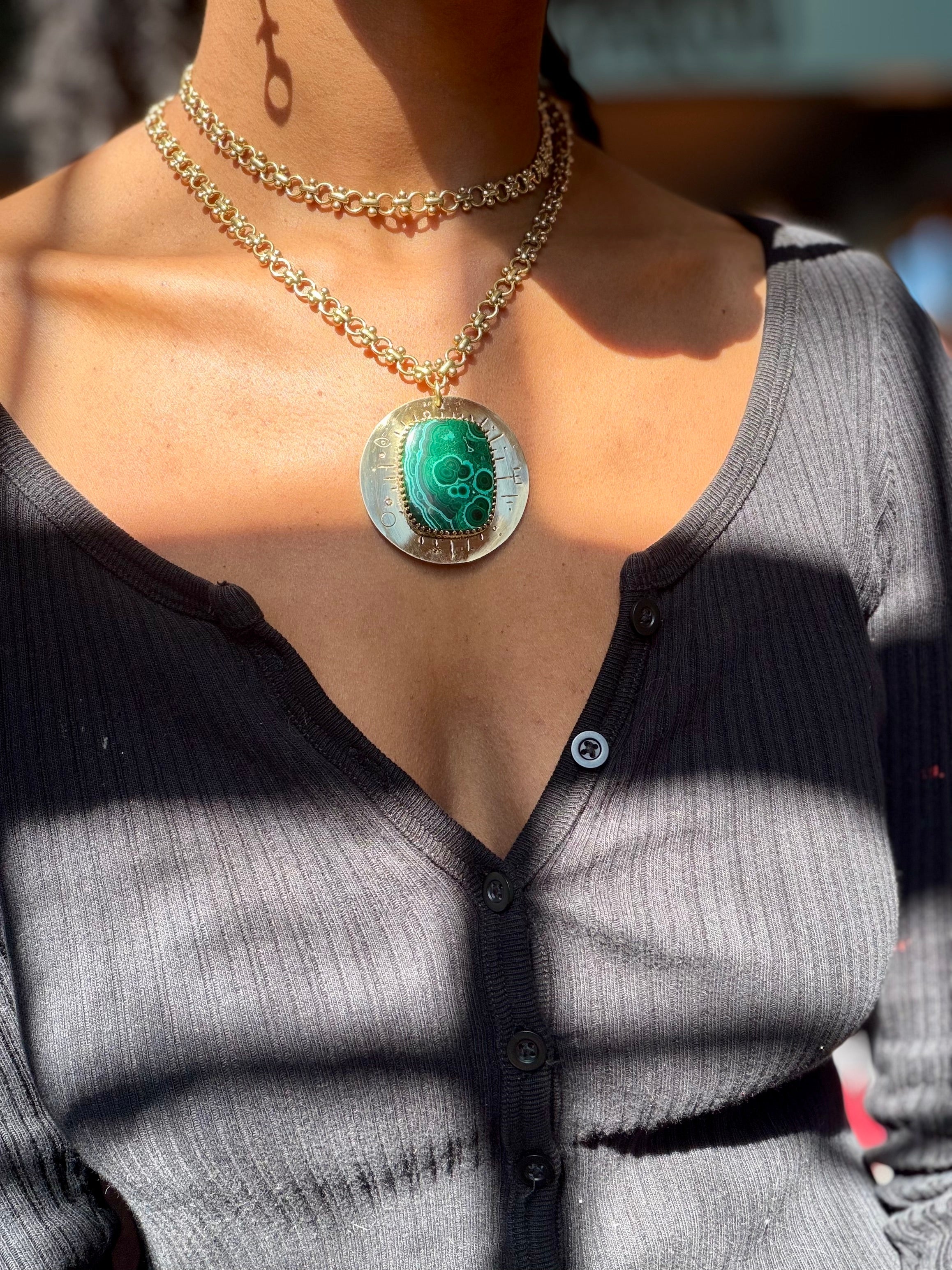 Malachite State of Mind Necklace