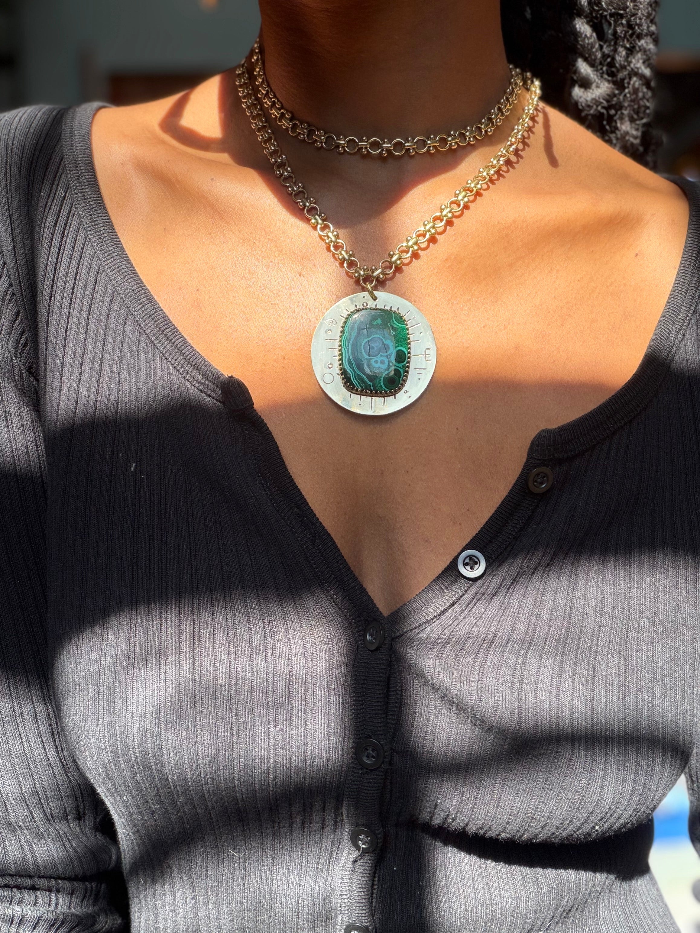Malachite State of Mind Necklace