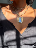 Rainbow Moonstone Winged Insight Talisman