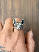 Sphinx Cat Bite Ring