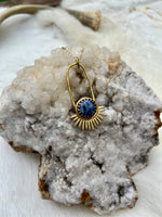 Blue Spot Jasper Aten Sundrop Necklace First Light