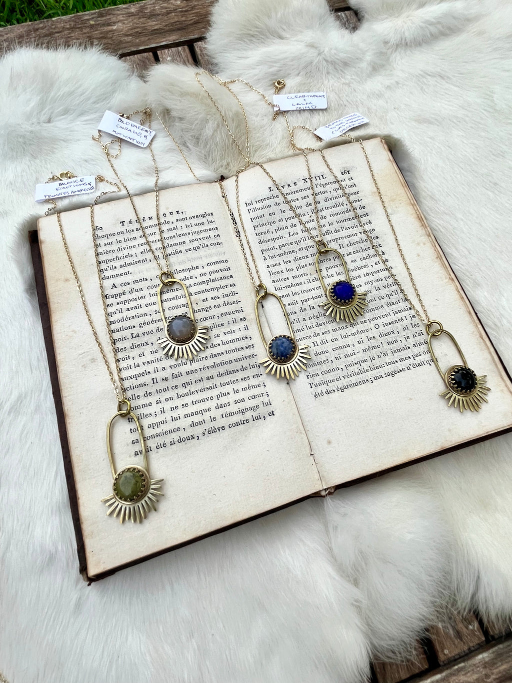 Unakite Aten Sundrop Necklace First Light