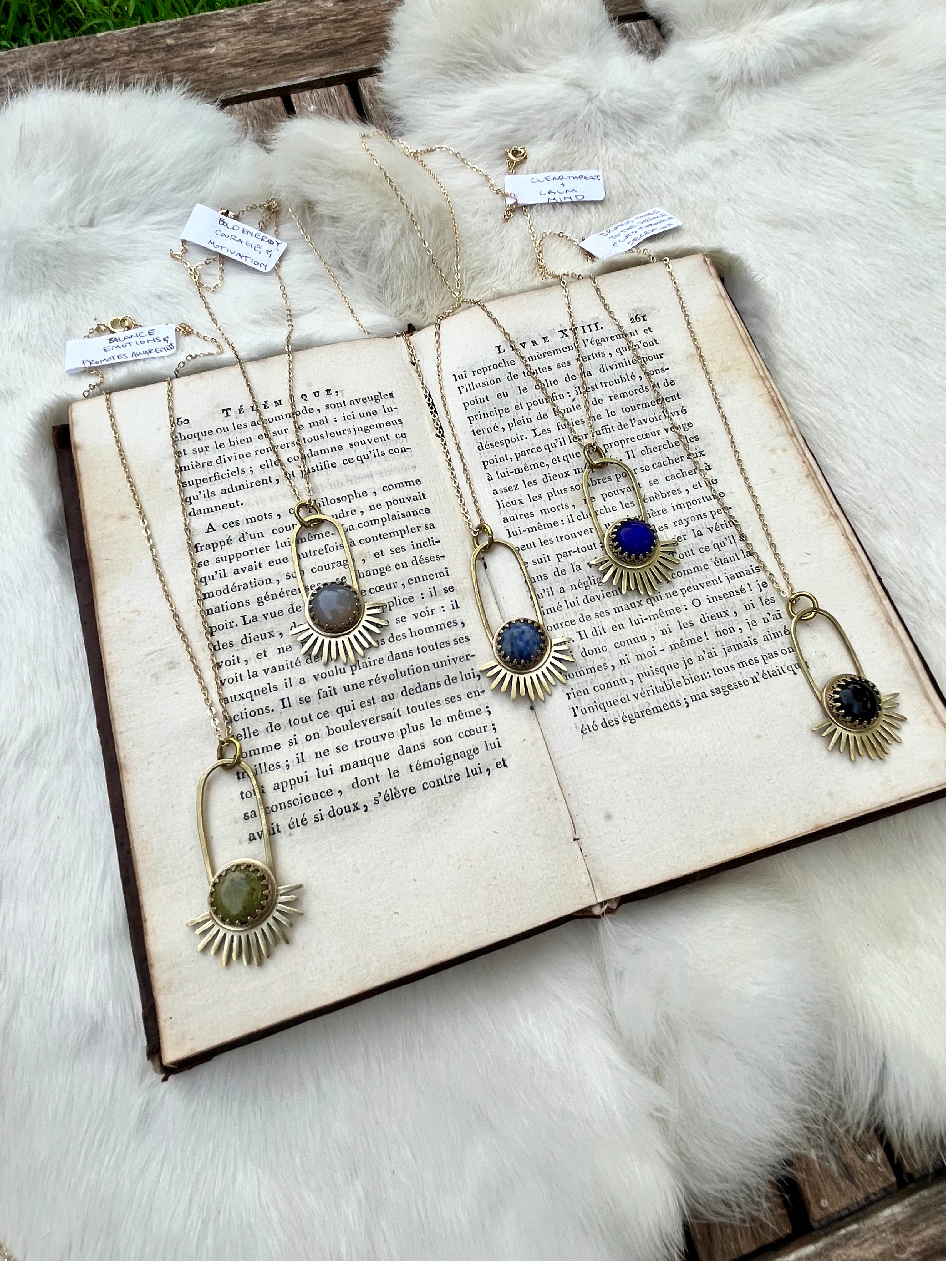 Unakite Aten Sundrop Necklace First Light