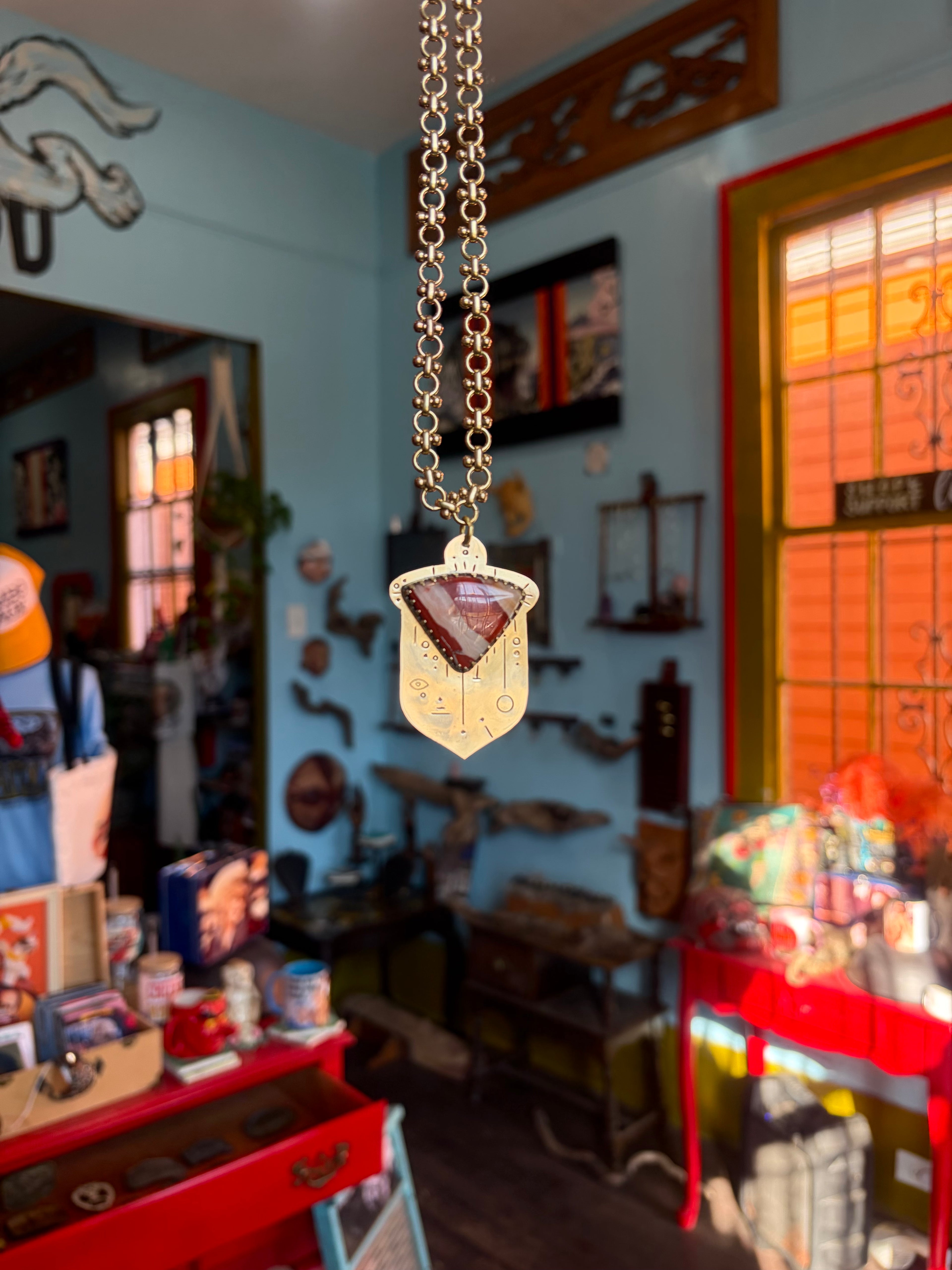 Red Jasper Rootfire Necklace
