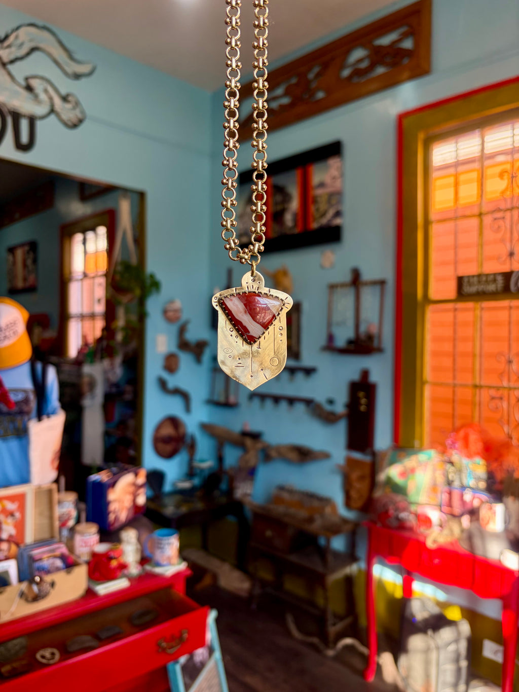 Red Jasper Rootfire Necklace