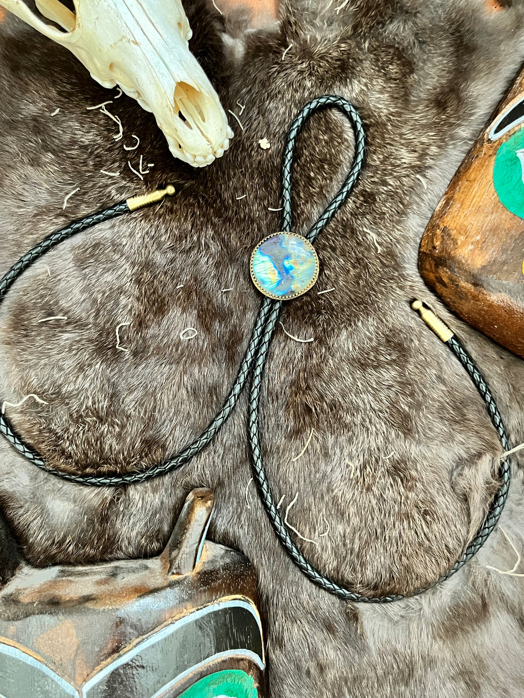 Labradorite Bolo-tie