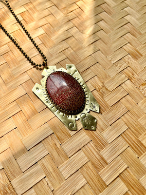 Dinosaur Bone Talisman Necklace