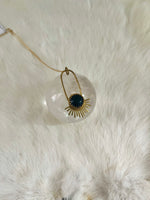 Blue Goldstone Aten Sundrop Necklace First Light