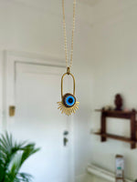 Nazar/ Evil Eye Aten Sundrop Necklace First Light