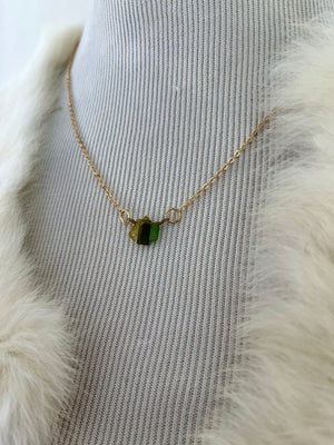 Watermelon Tourmaline Be Love Necklace