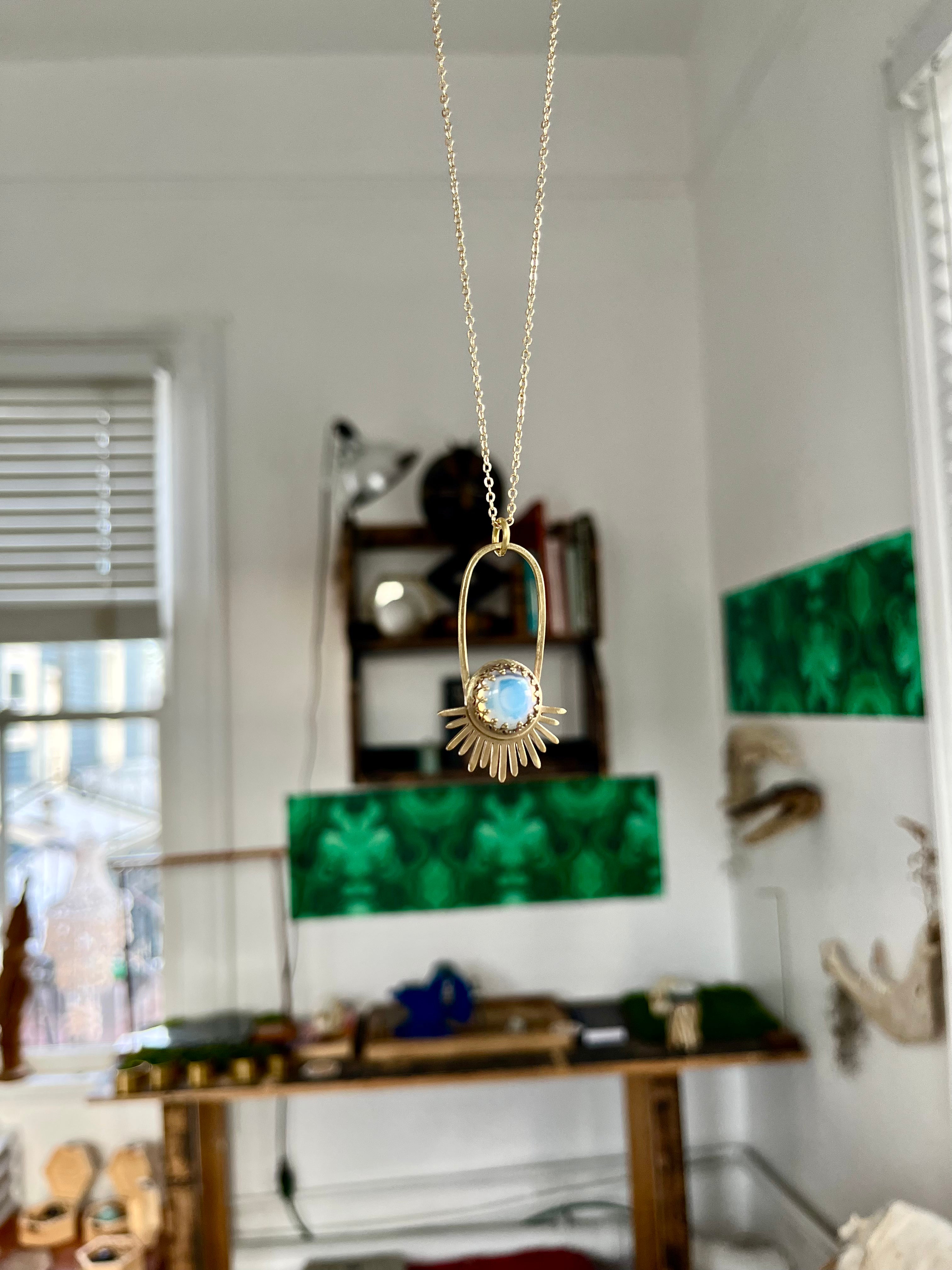 Opalite Aten Sundrop Necklace First Light