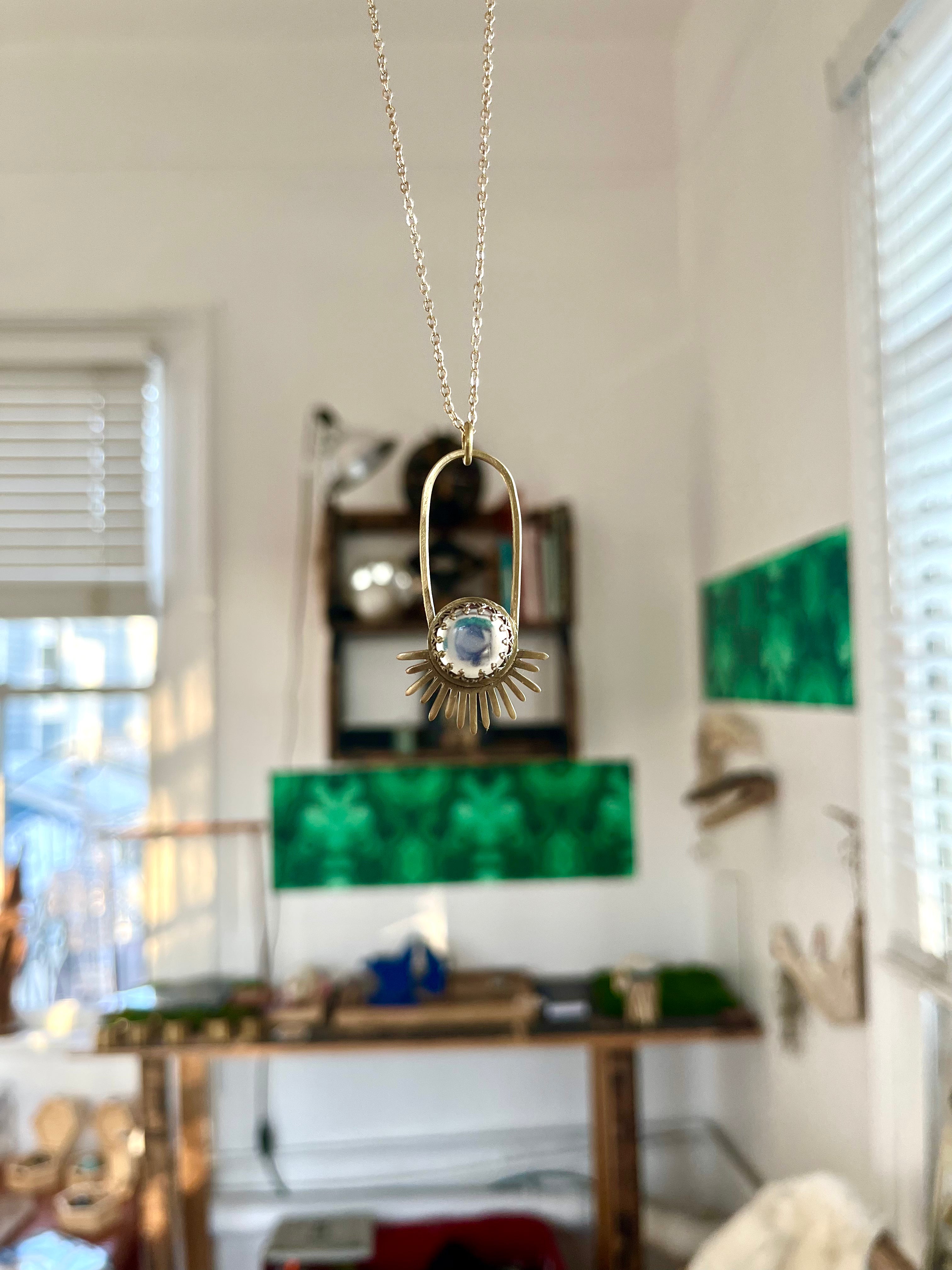 Opalite Aten Sundrop Necklace First Light