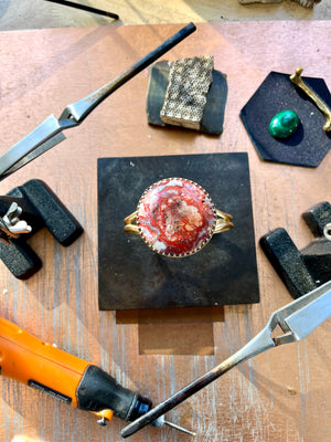 Crazy Lace Agate Magic Hour Cuff