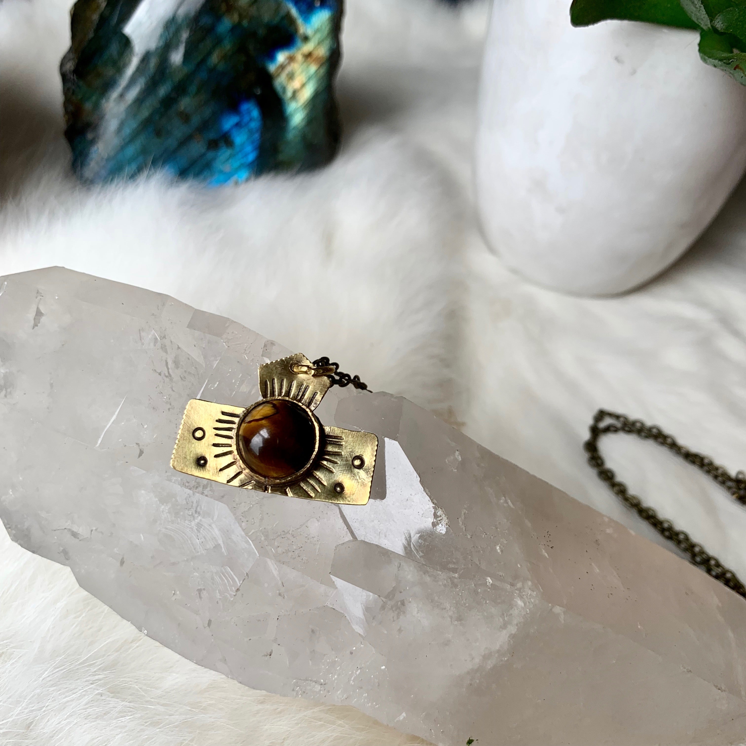 Empress of the sun Tiger's eye Necklace