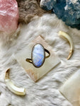 Rainbow Moonstone Cosmic Connection Cuff