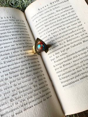 Mojave Turquoise Triple X Ring
