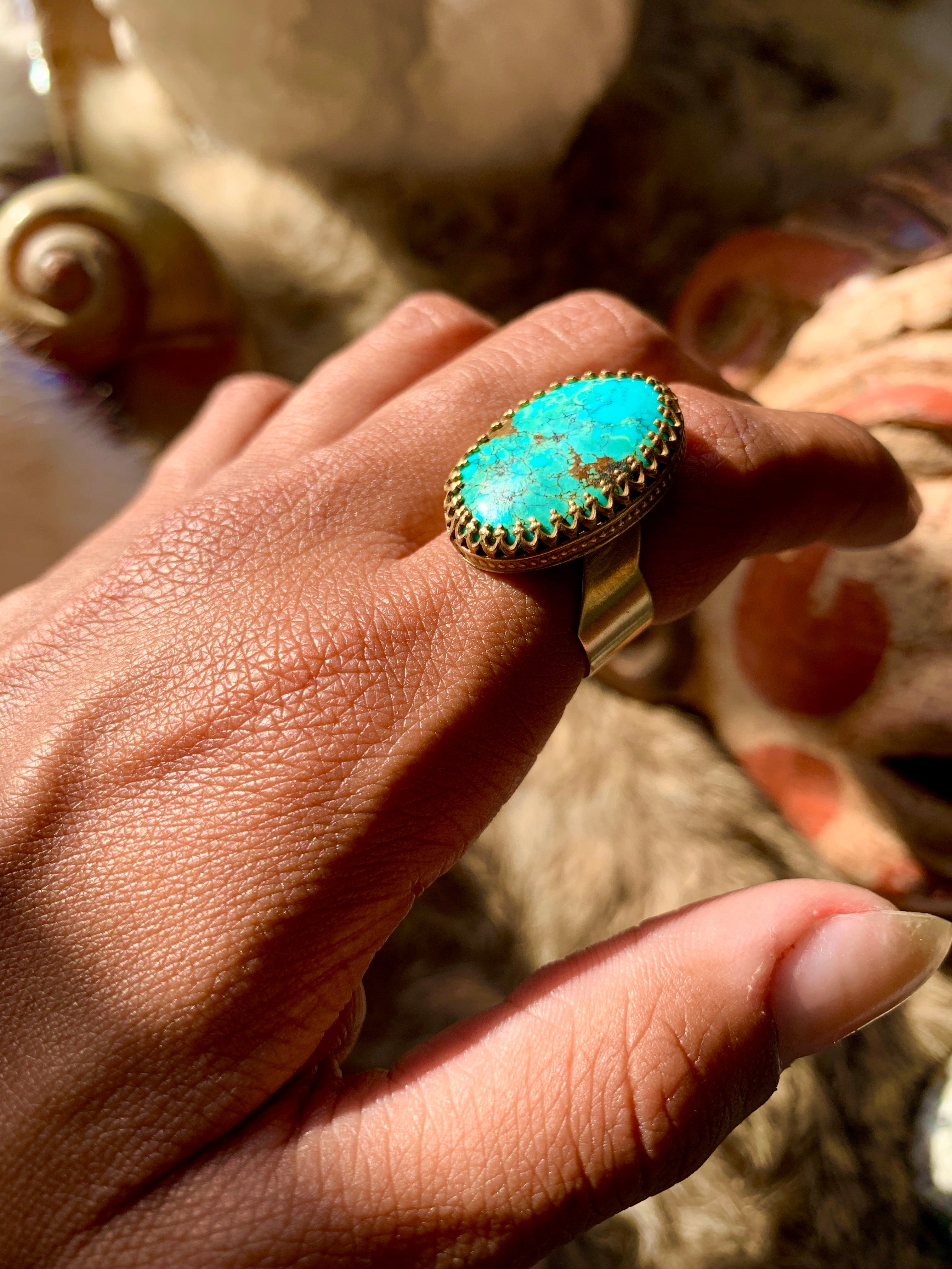 Turquoise 6000 BCE Ring