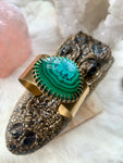 Malachite Chrysocolla Cuff