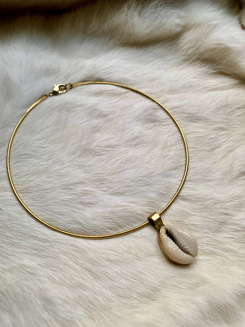 Cowrie Shell Neck Cuff