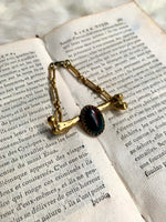 Bloodstone Bone Bracelet