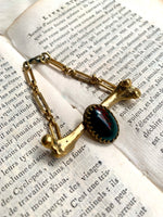 Bloodstone Bone Bracelet