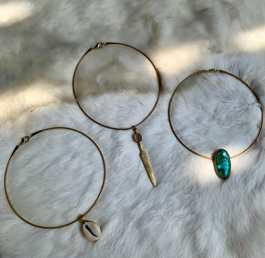 Cowrie Shell Neck Cuff