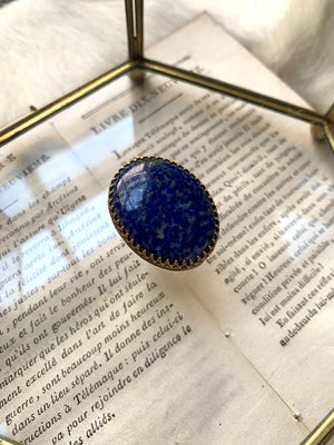 Lapis Lazuli Keeper of Wisdom Ring