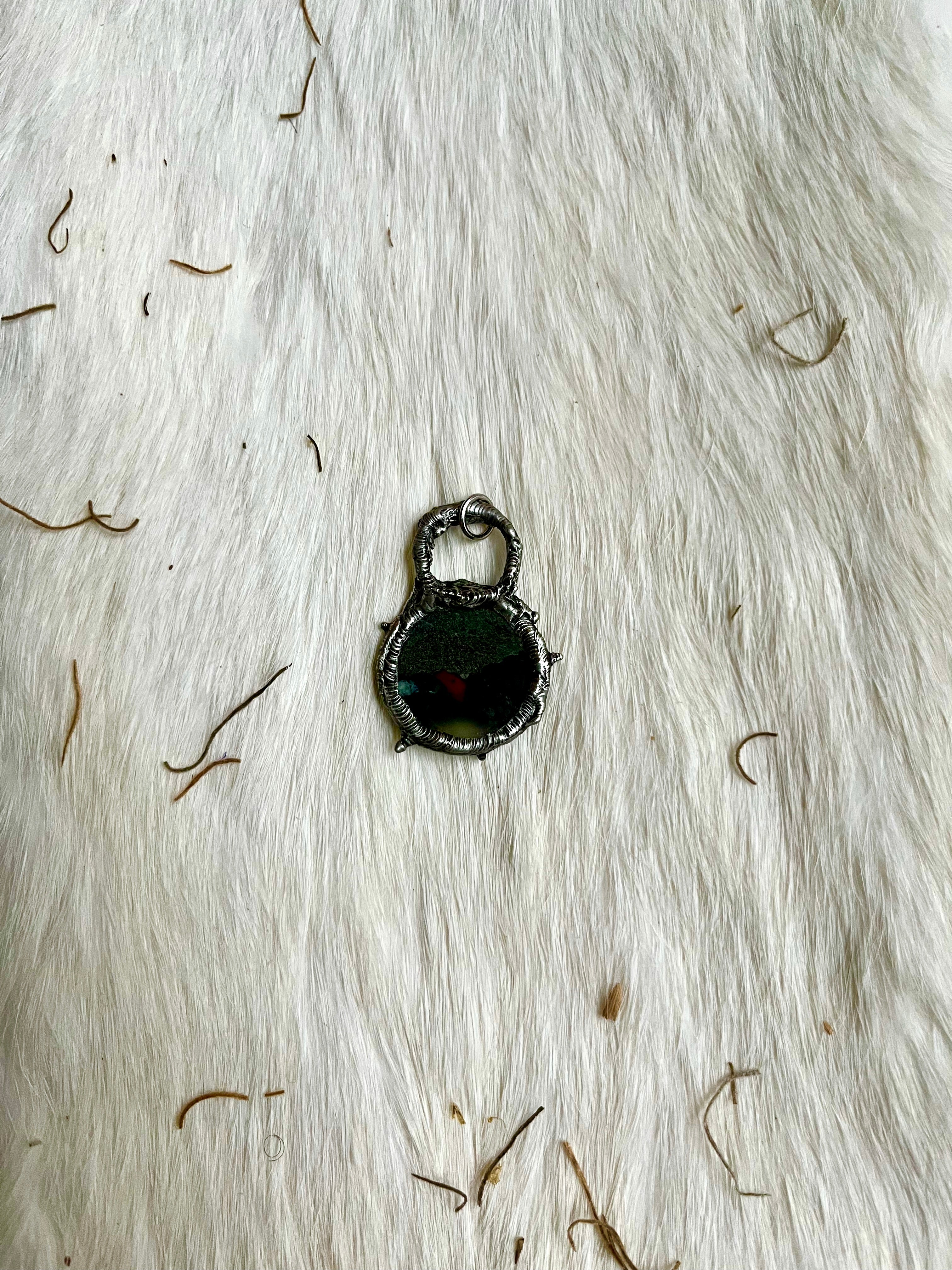 Bloodstone Security Necklace