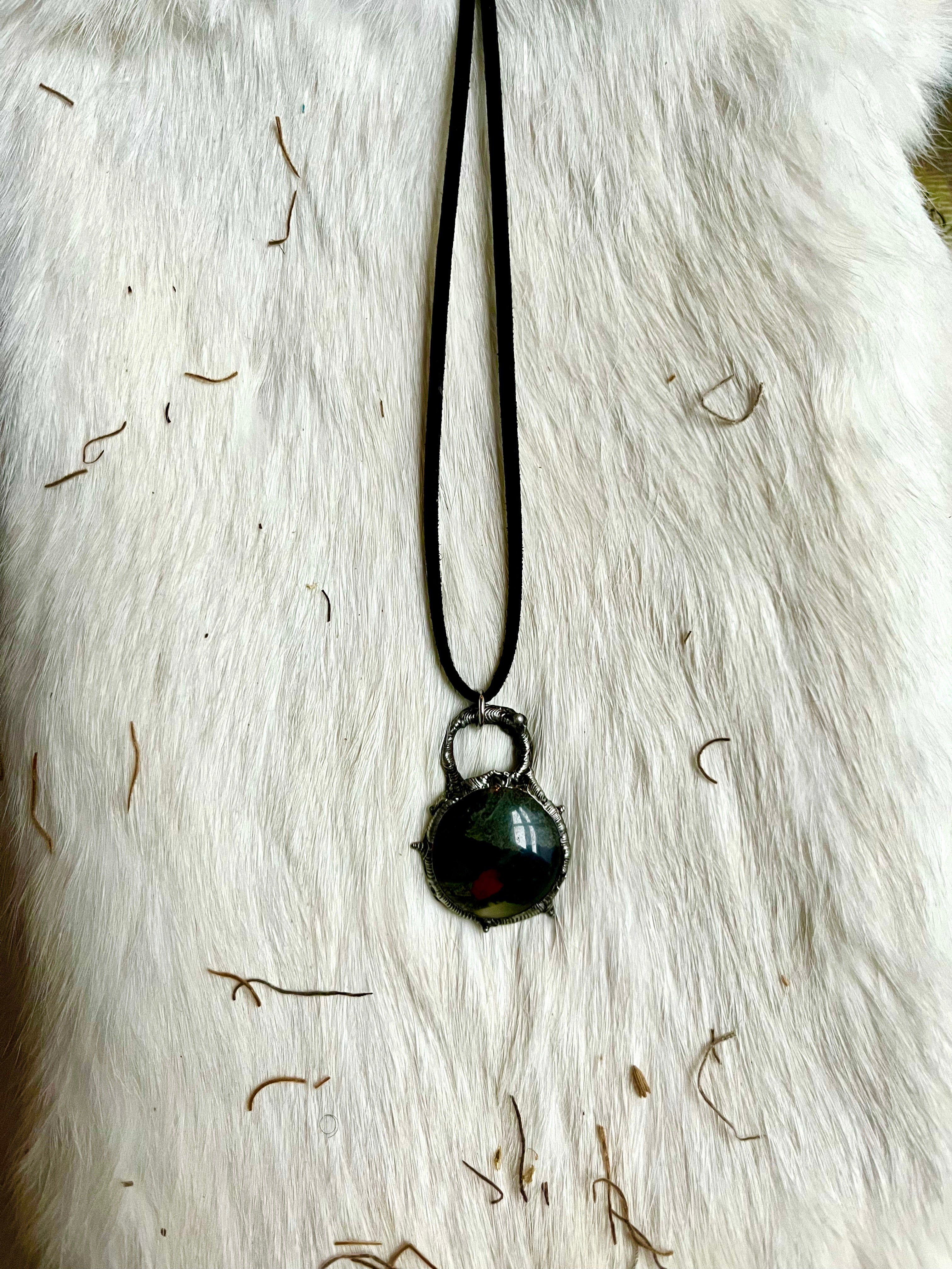 Bloodstone Security Necklace