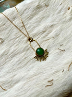 Green Aventurine Aten Sundrop Necklace First Light