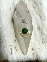 Emerald Aten Sundrop Necklace